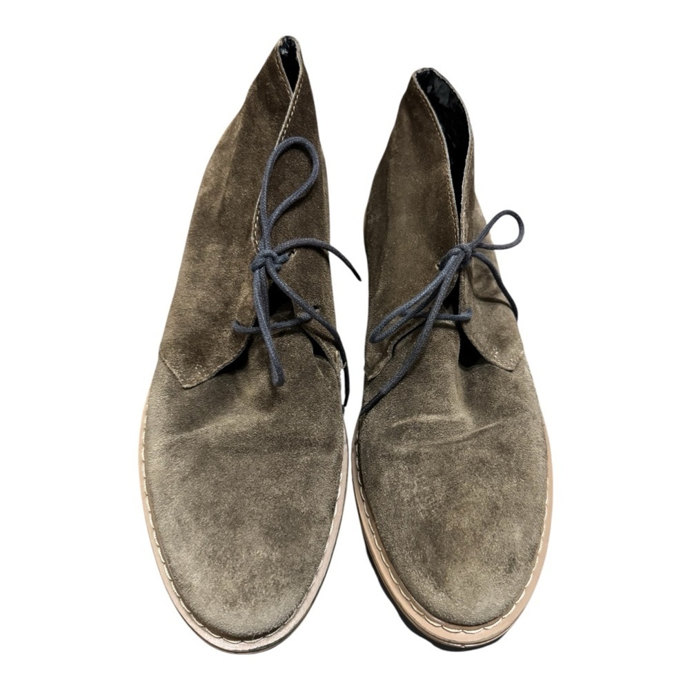 Anna Fidanza Women’s Suede Chukka Boots Brown Italy Lug Sole EU 39 US 8